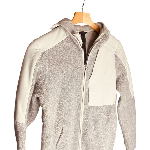 Lululemon | Tundra Trek Wool Blend Hooded Full Zip Jacket Gray Size XS | EUC - Picture 6 of 16